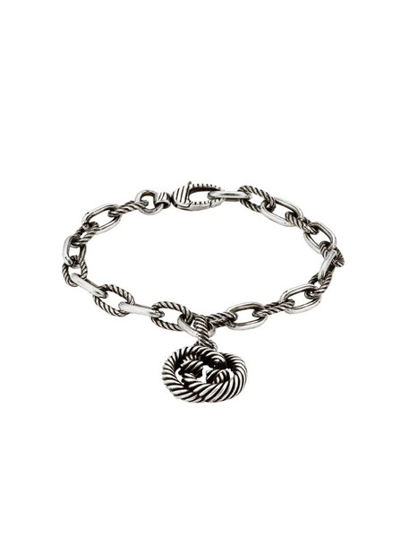 Gucci Interlocking G charm bracelet in silver