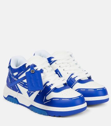 off-white out of office leather sneakers