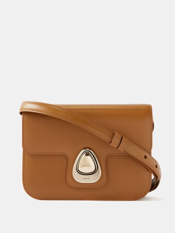 a.p.c. a.p.c. - astra small leather shoulder bag - womens - light tan