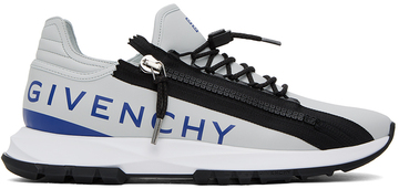 givenchy gray spectre sneakers in blue / grey