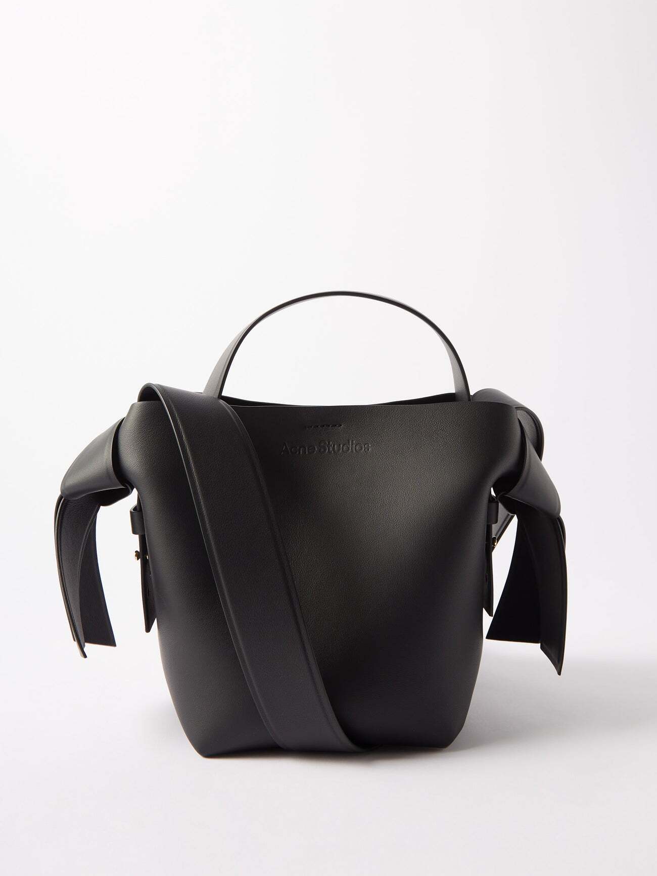 Acne Studios - Musubi Mini Leather Cross-body Bag - Womens - Black