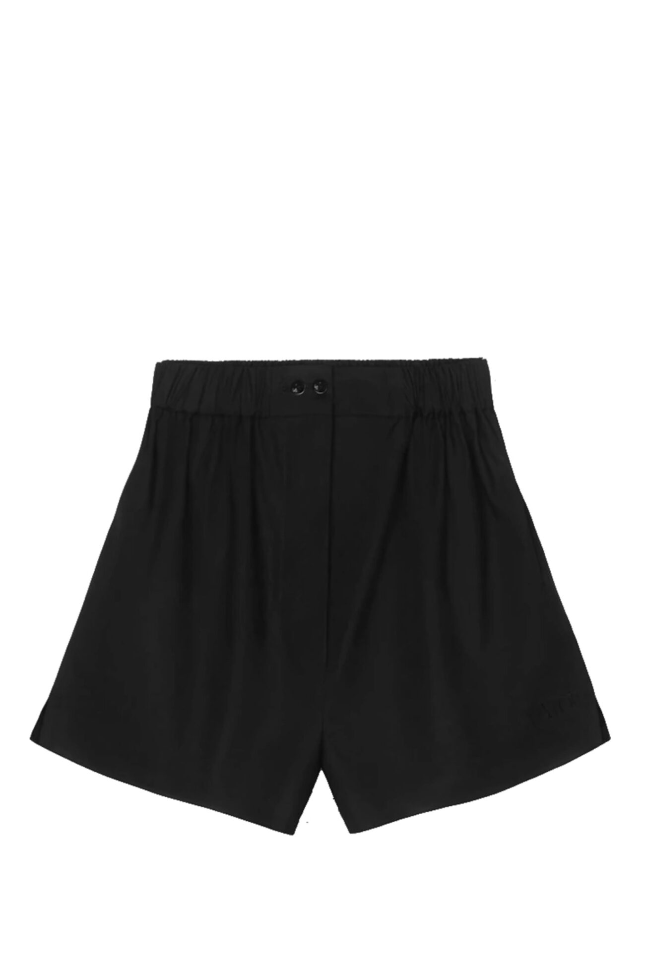 Patou Cotton Shorts in black