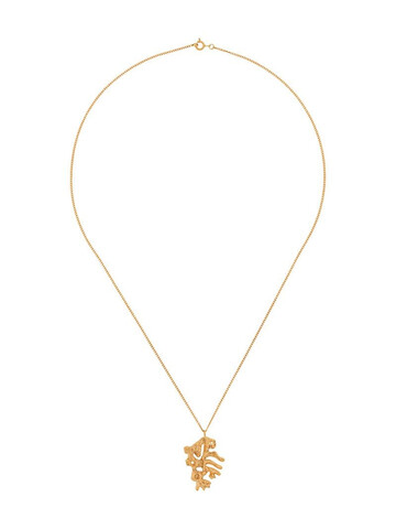 LOVENESS LEE rooster Chinese zodiac necklace in gold
