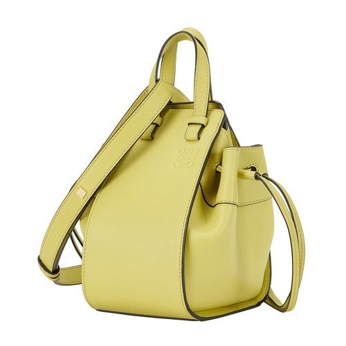 Loewe Mini Hammock Drawstring bag in yellow