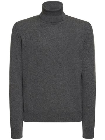 maison margiela cashmere turtleneck sweater in grey