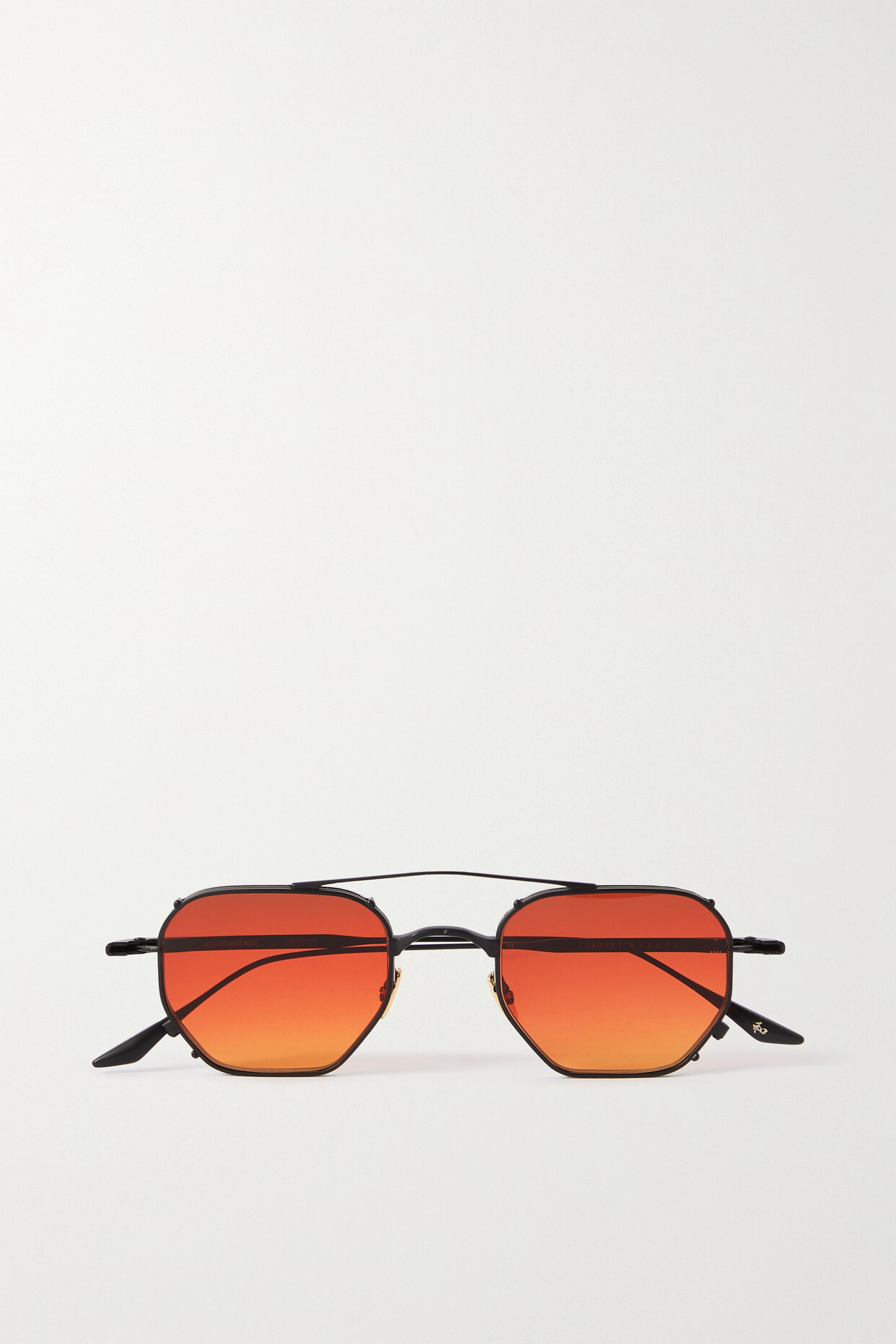 Jacques Marie Mage - Marbot Octagonal-frame Titanium Sunglasses - Black
