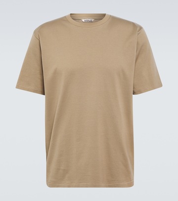 auralee cotton t-shirt in beige