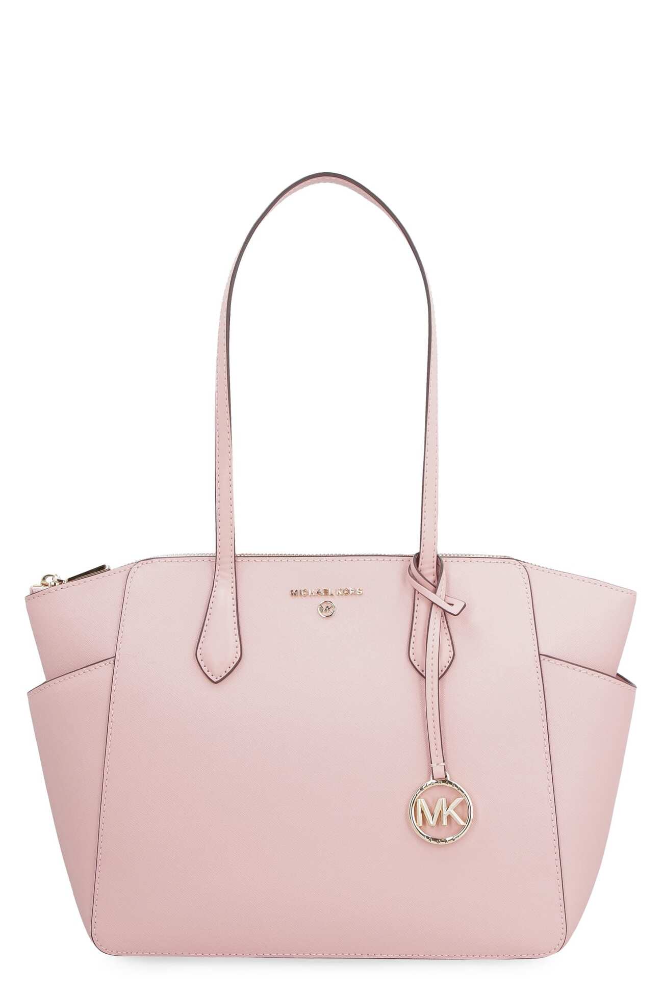 Michael Kors Marilyn Leather Tote in rose