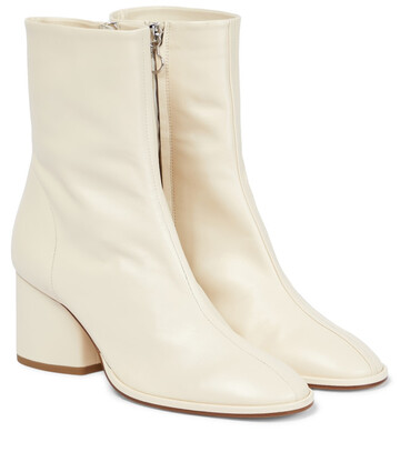 AeydÄ Andreia leather ankle boots in white