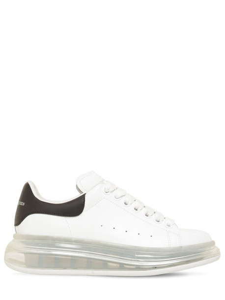 ALEXANDER MCQUEEN 40mm Leather Sneakers in white