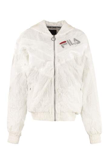 Fila Rina Techno Fabric Jacket in white