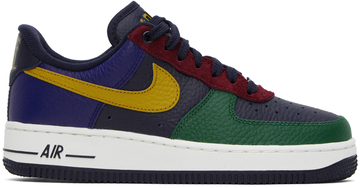 nike multicolor air force 1 '07 sneakers in gold / green