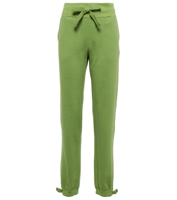 Visvim Cotton and cashmere sweatpants in green