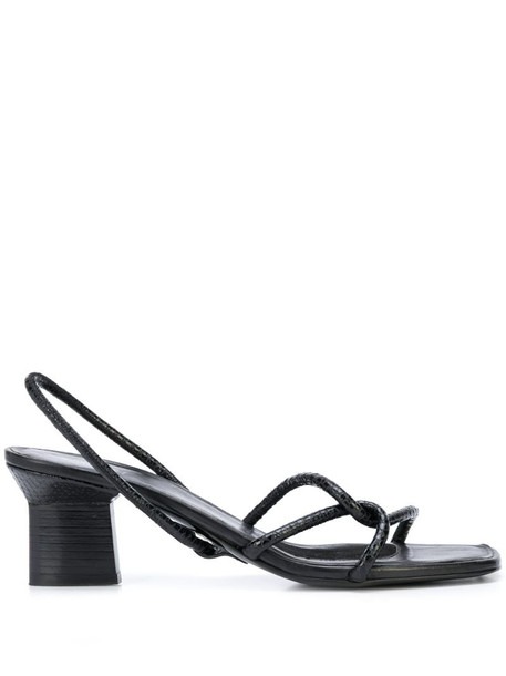 Rosetta Getty strappy slingback sandals in black