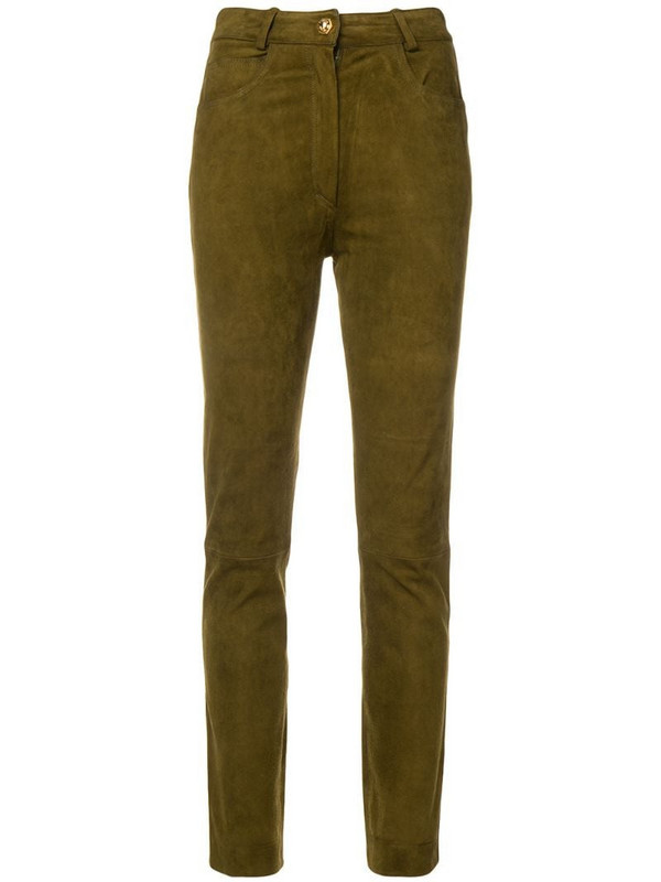 A.N.G.E.L.O. Vintage Cult 1980's suede trousers in brown
