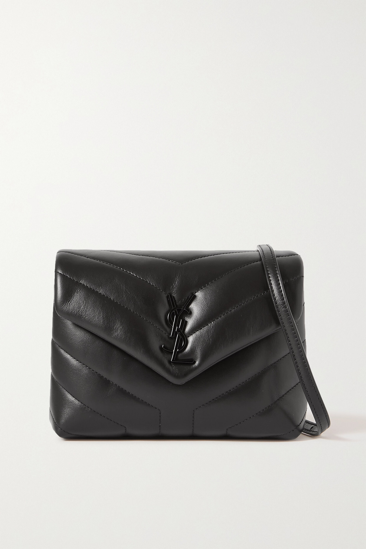 SAINT LAURENT - Loulou Toy Quilted Leather Shoulder Bag - Black