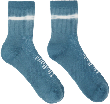 satisfy ssense exclusive blue socks