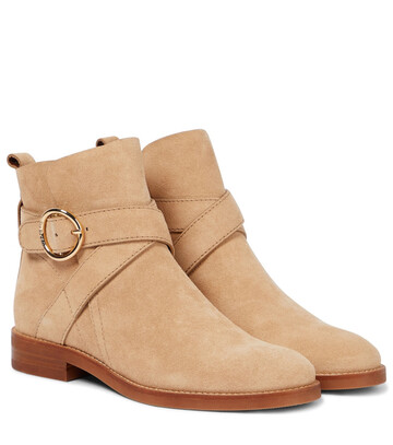 See By ChloÃ© Lyna suede ankle boots in brown