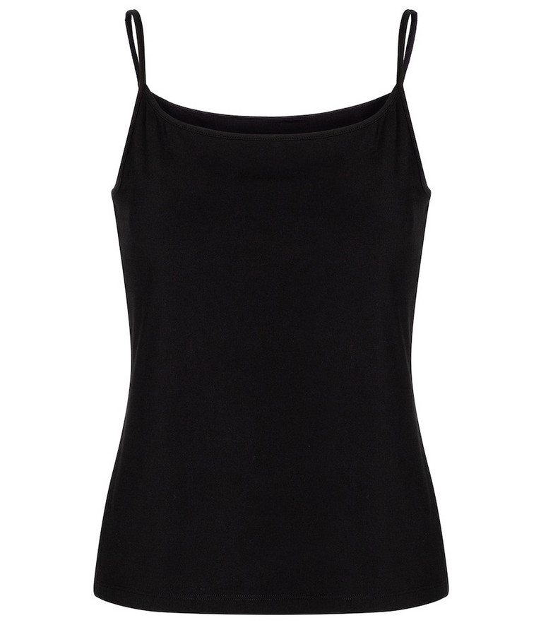 The Row Brixton jersey tank top in black