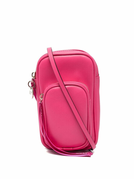 RED(V) RED(V) leather phone crossbody bag - Pink
