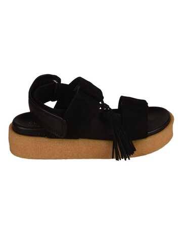 Clarks Crepe Sandals in black