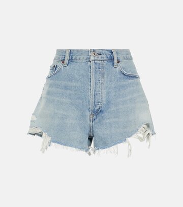 citizens of humanity annabelle vintage relaxed denim shorts in blue