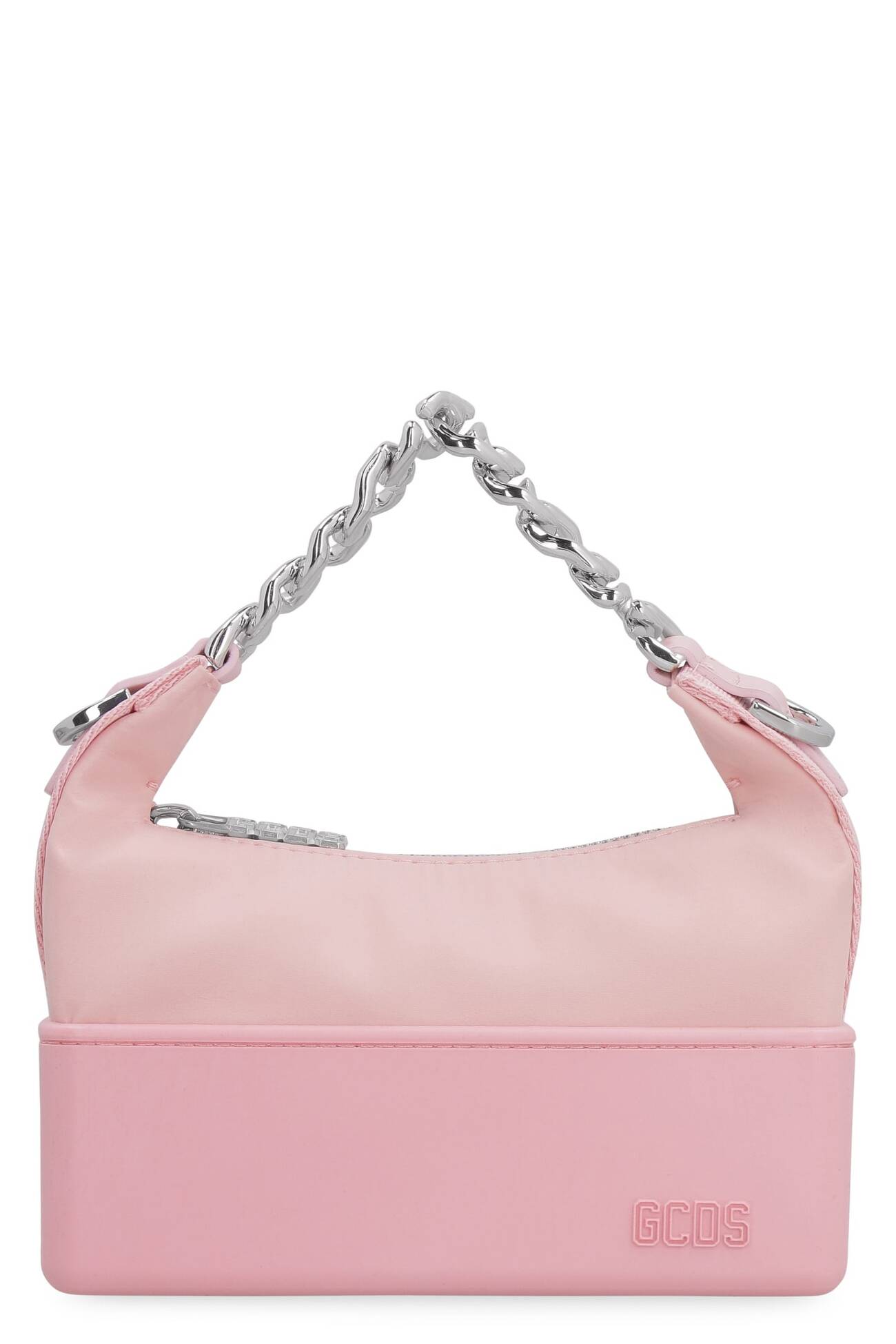 GCDS Matilda Nylon Messenger Bag in pink