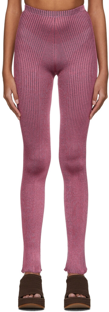 ISA BOULDER Pink Regular Jelly Lounge Pants in magenta