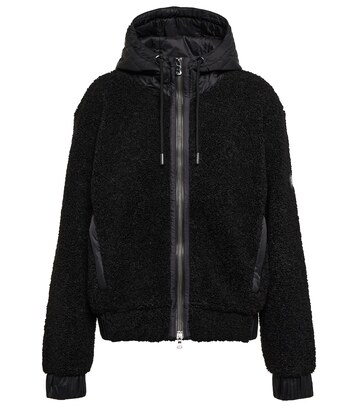 Bogner Enrica faux shearling hoodie in black