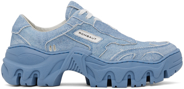 Rombaut Blue Boccaccio II Sneakers in denim / denim