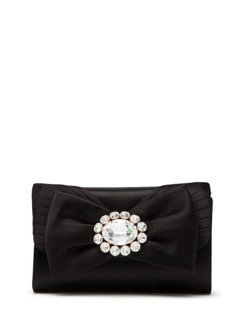 dolce & gabbana embellished-detail clutch bag in black