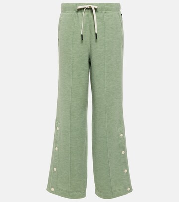 moncler grenoble knitted ski pants in green