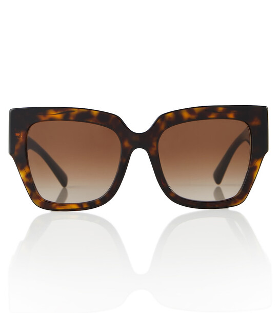 Valentino Tortoiseshell square sunglasses in brown