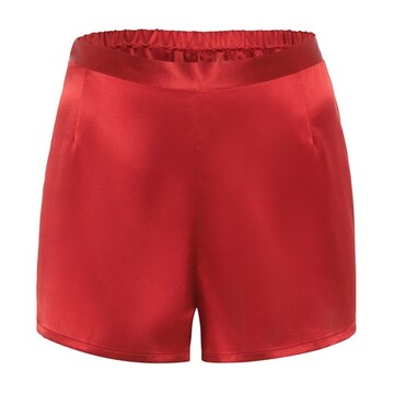 La Perla Silk sleep shorts in red