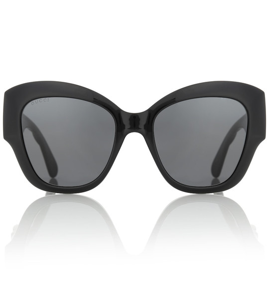 Gucci Cat eye acetate sunglasses in black