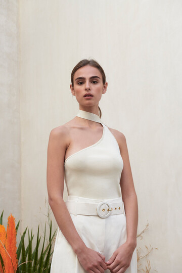 Cult Gaia Manuela Knit Top - Off White (PREORDER)
           
         
          
           
           
          
            
             $158.00