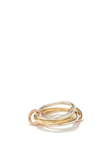 spinelli kilcollin - hyacinth 18kt gold and sterling-silver ring - womens - silver multi