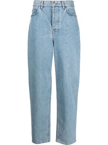 filippa k oversized baggy tapered jeans - blue