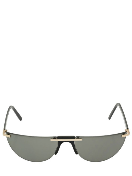 ANDY WOLF Shane Cat-eye Acetate Sunglasses in black / grey