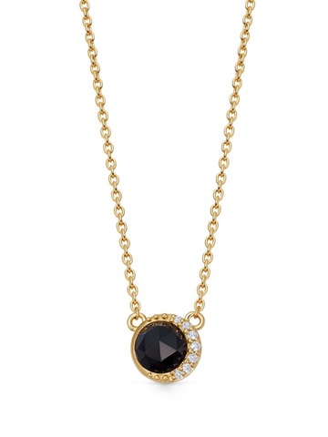 astley clarke gold luna gemstone-pendant necklace