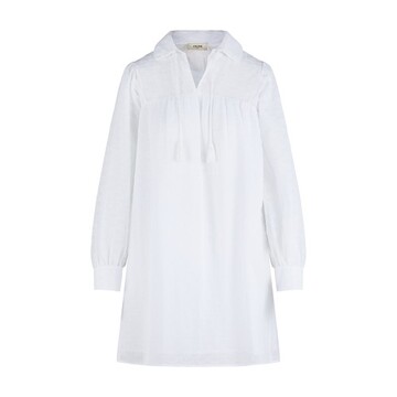 Celine Triomphe Short Dress Shirt in white