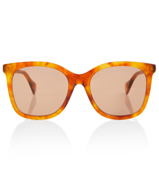 Gucci Tortoiseshell-effect sunglasses in brown