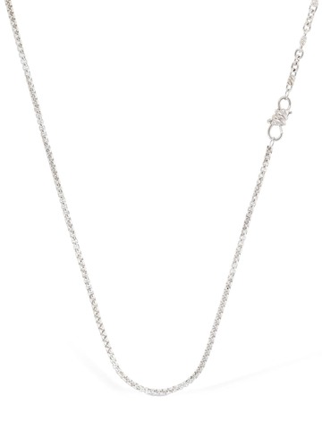 DODO 50cm Silver Nodo Box Chain Necklace