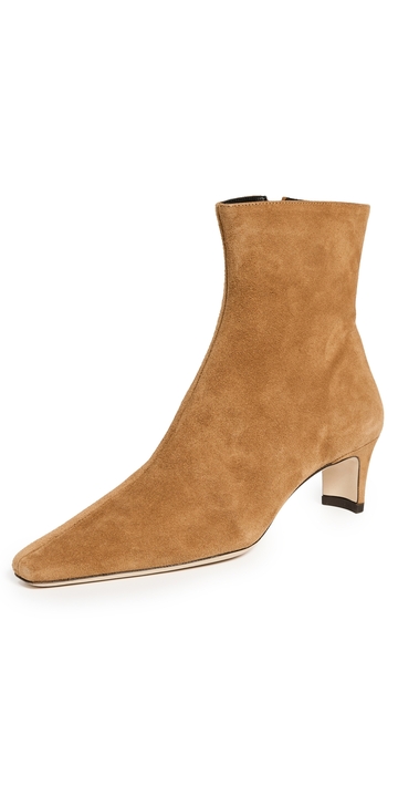 staud wally ankle boots tan 40