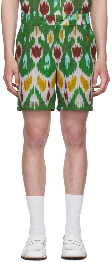 erdem green lucas shorts