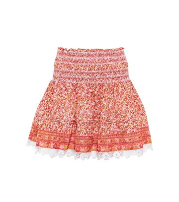 Poupette St Barth Exclusive to Mytheresa â Galia floral miniskirt in pink