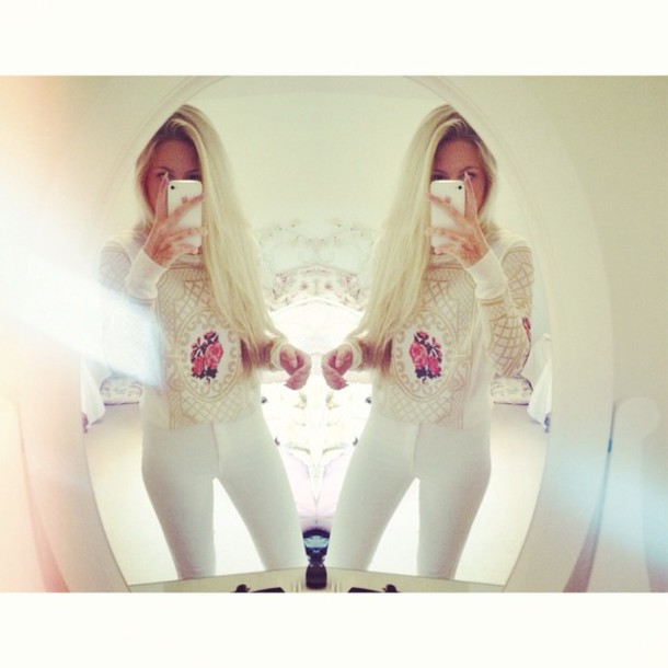 jeans white topshop high wasted jeans sweater
