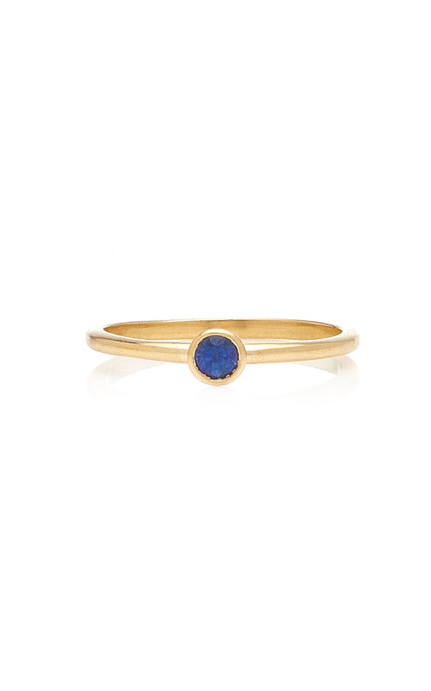 Octavia Elizabeth Sapphire Stack Ring in gold