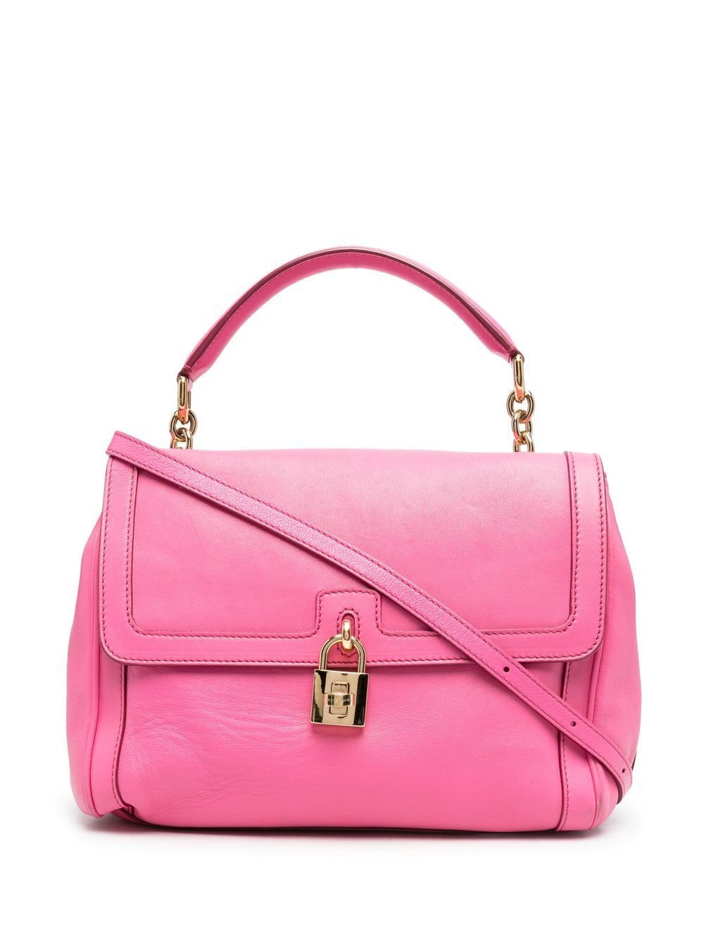 Dolce & Gabbana Pre-Owned padlock detail 2way bag - Pink