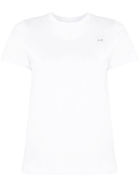 Sir. oversized crew neck T-shirt in white